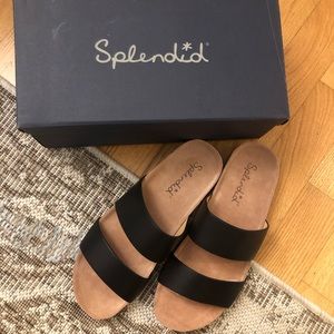 Splendid footwear black Sandal